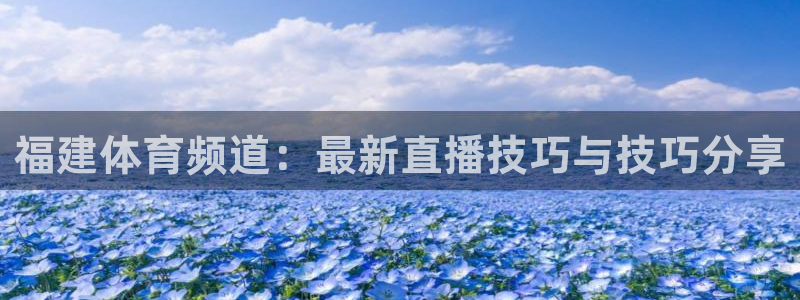 福建体育频道：最新直播技巧与技巧分享